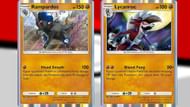 Rampardos and Lycanroc in PTCGP (Image via TPC)